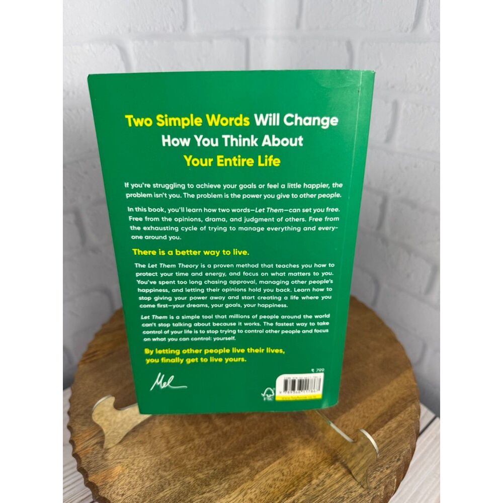 The Let Them Theory, Mel Robbins Soft Cover Used in Excellent Condition - Picture 2 of 5